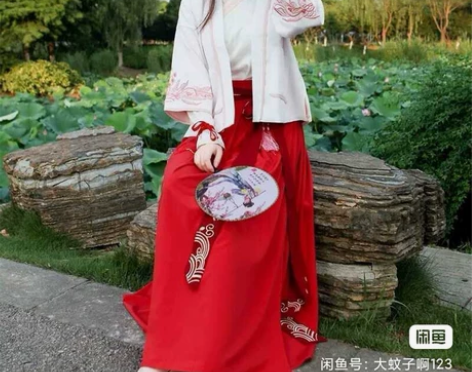 全新汉服女春中国风彼岸花汉服超仙改良古风魏...