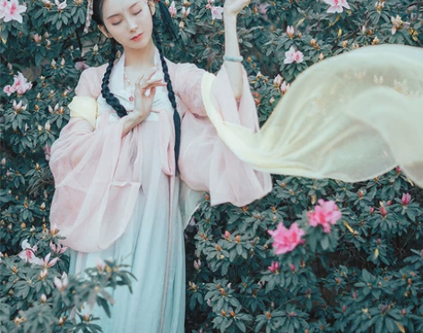 ?汉服都城南庄原创绣花非古装春夏新女款齐胸...