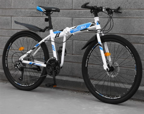 成人山地自行车折叠男式变速公路青少年单车女...