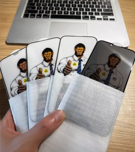 苹果适用正品手机膜蓝猩大猩猩钢化膜！ 货狠...