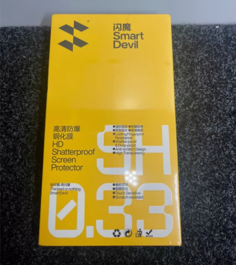 华为P30  闪魔加强版钢化膜2片装 电镀...