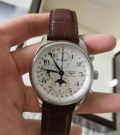 Longines/浪琴浪琴名匠八针月相制表...