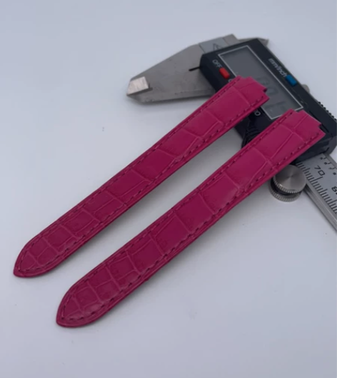 代用cartier卡地亚鳄鱼皮表带女鳄鱼真...