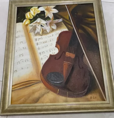 湖南省优化协会蔡金武老师的画作，适合于音乐...