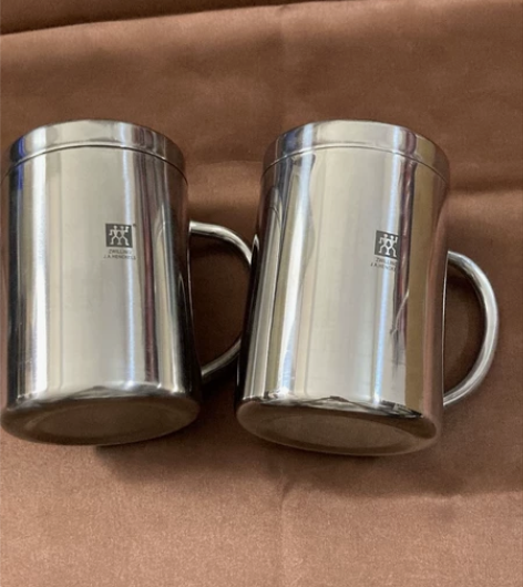 双立人不锈钢马克杯 防烫杯 容量400ML...