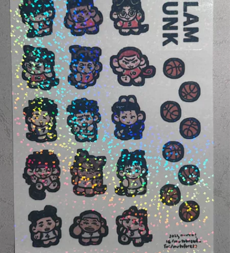 灌篮高手 台湾同人制品 台谷贴纸现货一张 ...