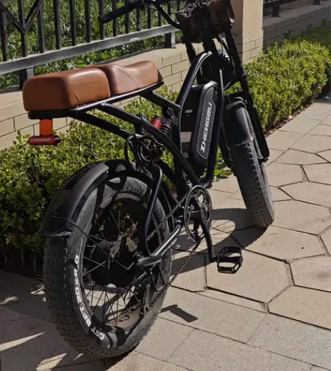 正步20寸宽肥胎山地车变速代步复古越野沙滩...