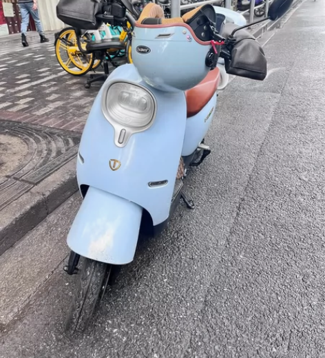 台铃电动车 续航90,最长跑过单次76.6...