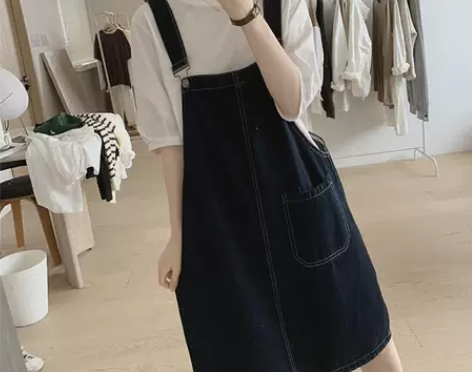 背带裙 背带连衣裙日本erouy mous...