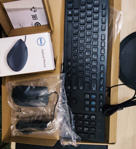 全新戴尔（DELL） 有线键盘鼠标套装 奏...