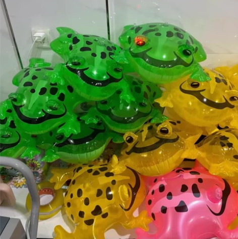 发光游泳蛙送弹力绳30只 现货当天发 网红...