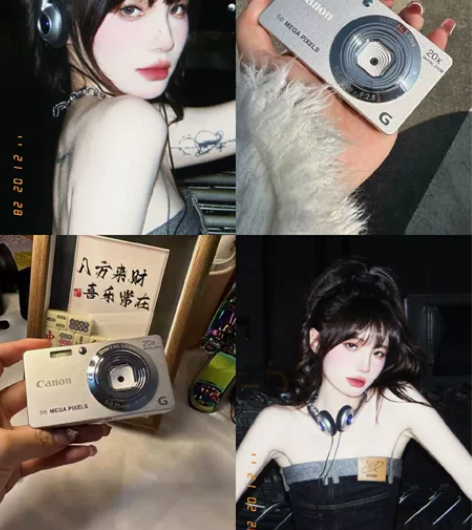 捡漏5600ccd老数码相机4k复古卡片机...