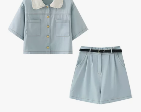 女装拉夏贝尔/La Chapelle花边领...