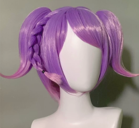 王者 520 音你心动 小乔假发 混紫色 ...