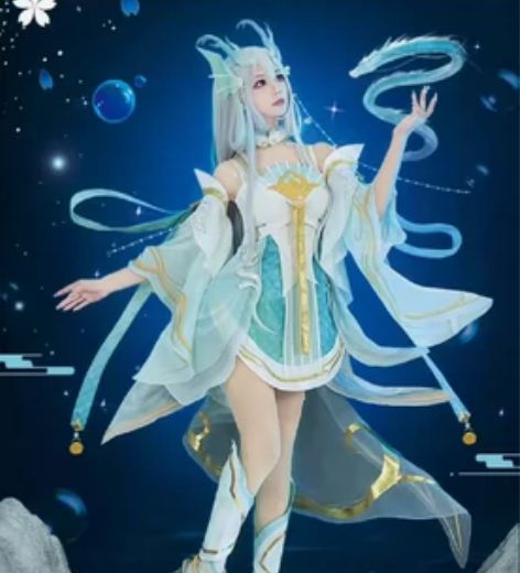 预定尾款 王者cos西施游龙清影cos王者...