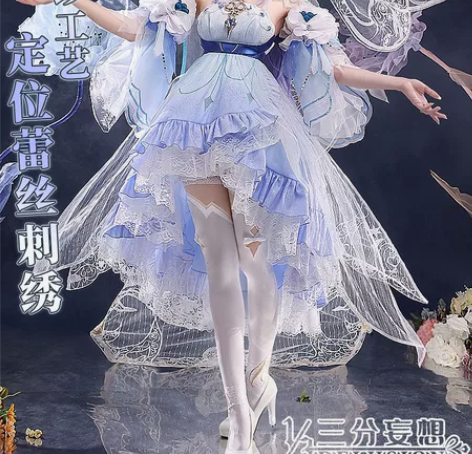 【预售】三分妄想王者荣耀大乔挚爱花嫁cos...