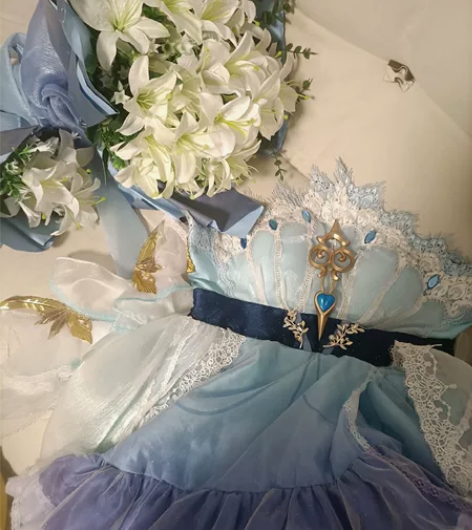 大乔挚爱花嫁大全套cos（爪爪匣子高定华丽...