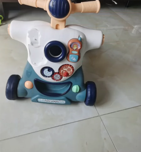 嘻优米婴儿学步车手推车防o型腿平衡车儿童防...