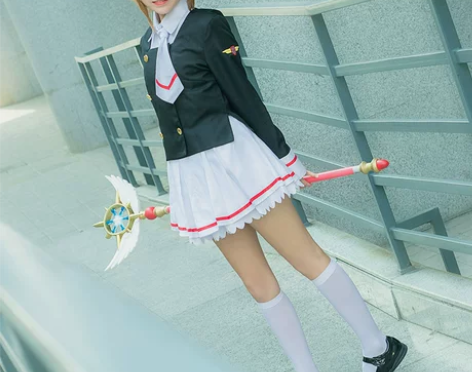 白泽木之本樱COS服装全套魔卡少女小樱co...