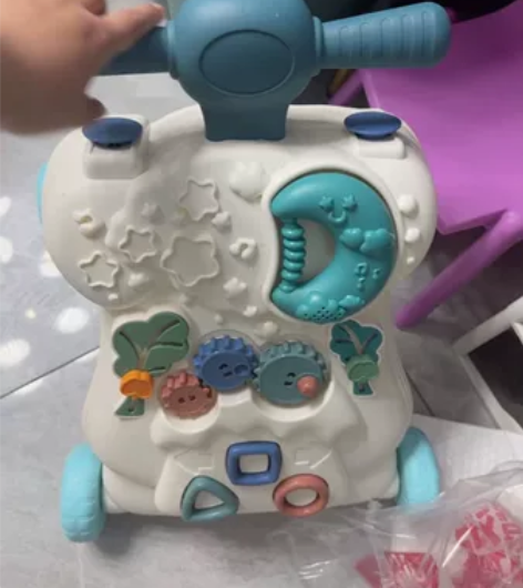 多功能学步车婴儿童手推车防o型腿侧翻1岁宝...