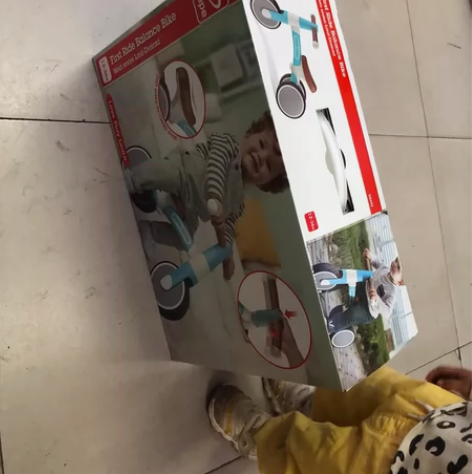 Hape平衡车，全新的朋友送的，孩子大了骑...