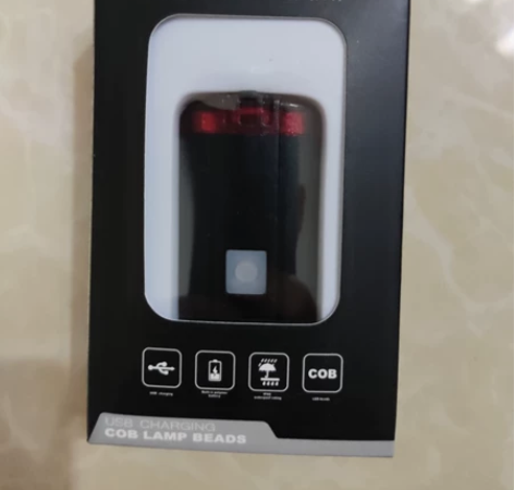 自行车前灯 儿童平衡车前灯 USB充电夜骑...