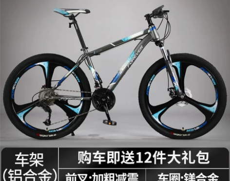 上海永久牌山地自行车男式越野变速单车公路赛...
