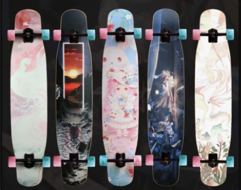 逆山星木长板舞板专业滑板平花DC男女生青少...