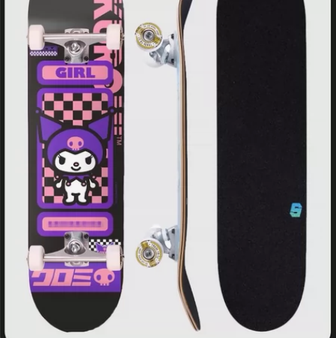1985滑板专业板girl三丽鸥库洛米联名...