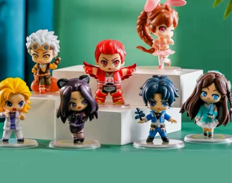 斗罗大陆动画系列盲盒人物模型公仔蛋糕摆件玩...