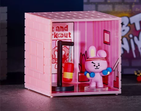 BT21 娃娃屋摆件 动漫卡通萌趣玩具桌面...