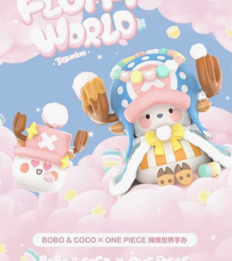 泡泡玛特bobococo绵绵世界系列手办潮...