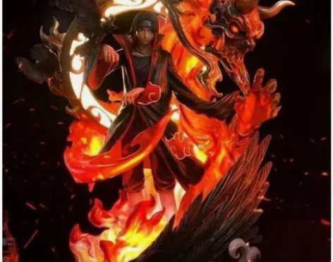 火影忍者手办宇智波佐助鸣人摆件公仔模型盲盒...