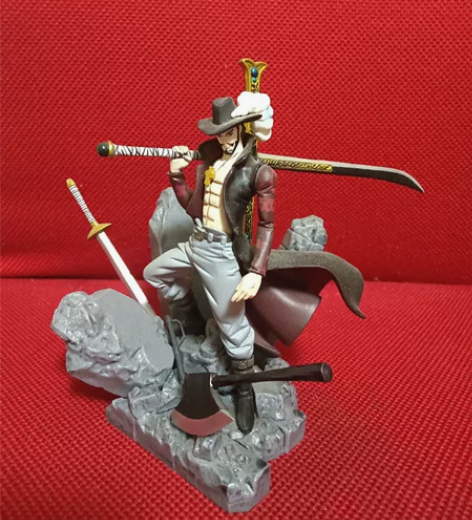 海贼王 鹰眼手办 无盒，高约13cm??拆...