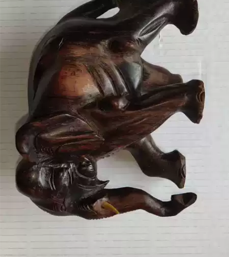 实木雕刻大象工艺术品摆件装饰品商店饭店餐厅...