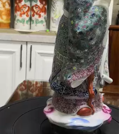 景德镇 寿比南山雕塑瓷厂货精品 高度37厘...