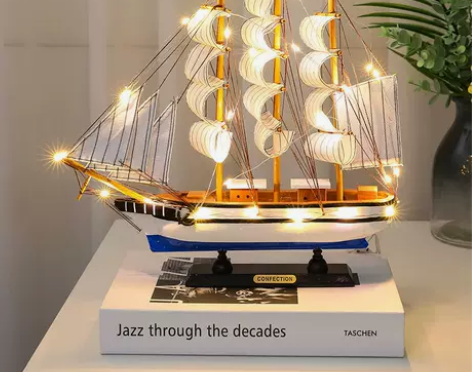 北欧ins创意毕业一帆风顺帆船