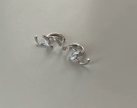 2020年新款潮耳环s925纯银韩国气质网...