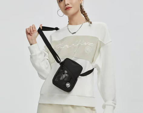 李宁反伍BADFIVE篮球系列斜挎包男包女...