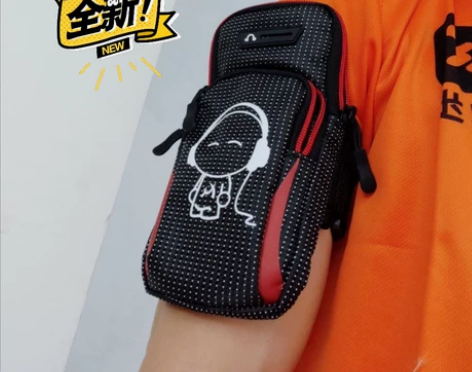 跑步手机臂包户外手机袋男女款通用手臂带运动...