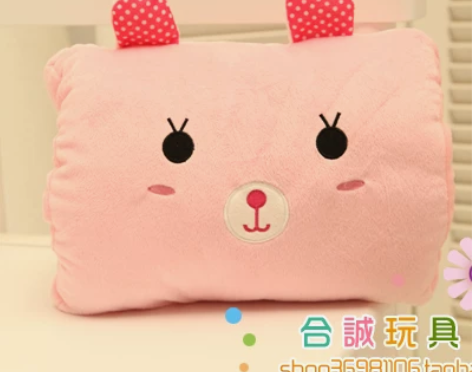 熊猫抱枕 婚庆礼品午睡枕暖手枕午休枕头趴睡...