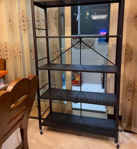 【清货啦！折叠架59全新包邮】免安装厨房折...