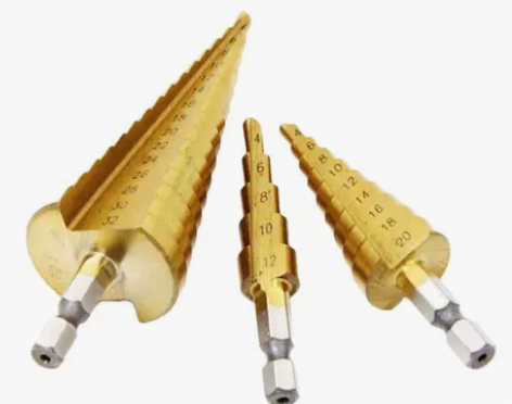 包邮六角柄梯形钻头宝塔钻头开孔器多功能高速...