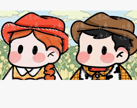 头像约稿q版卡通小头像玩具总动员画风头像超...