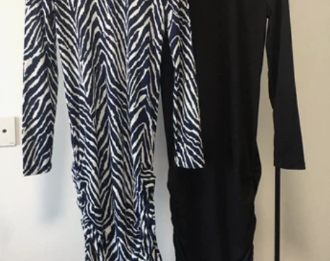 丹麦单，快时尚、修身设计连衣裙 黑色