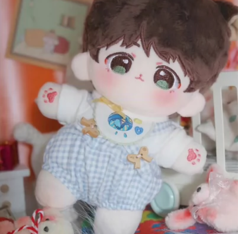 【出】出粘豆包棉花娃娃20cm,无属性,有...