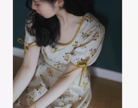 午后黄玫瑰 独立日2022年春夏新品 清新...