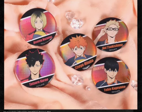 星河动漫 排球少年 双闪镭射变色 马口铁 ...