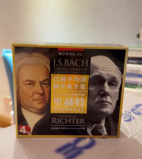 正版文雅唱片 里赫特 巴赫平均律钢琴曲全集...